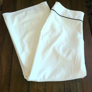 White House Black Market White Wide Leg Dress Pant Trousers Size 12